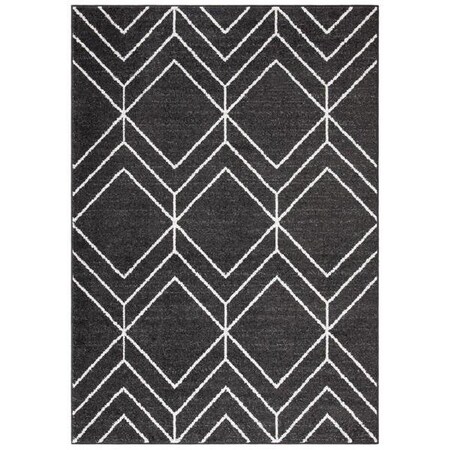 Safavieh 8 x 10 ft. Adirondack Power Loomed Rectangle RugBrown & Ivory ADR241T-8